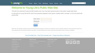 Sign In - Young Life