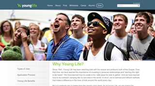 Why Young Life?