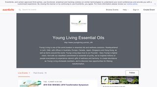 Young Living Essential Oils Events | Eventbrite