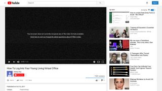 How To Log Into Your Young Living Virtual Office - YouTube