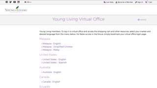 Young Living Virtual Office | Young Living Essential Oils