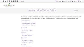 Young Living Virtual Office | Young Living Essential Oils