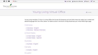 Young Living Virtual Office | Young Living Essential Oils