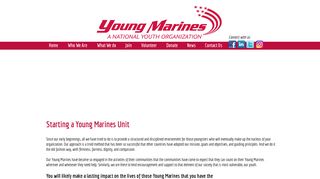 Start A Unit | Young Marines