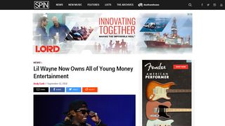 Lil Wayne Now Owns All of Young Money Entertainment | SPIN