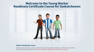 Young Worker Readiness Certificate Course For Saskatchewan