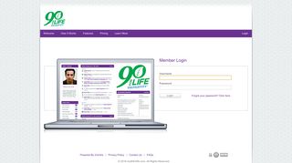 Back Office Login - My90ForLife