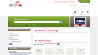 Pages - NativUSA Portal | Maximum Access. Maximum Protection.