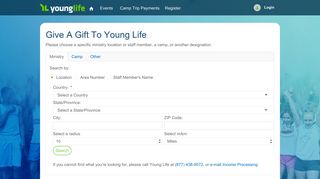 Young Life Giving