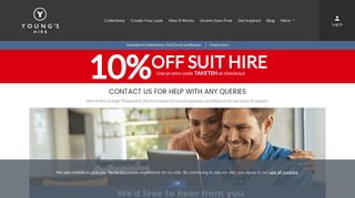 Contact Young's Suit Hire