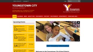 Youngstown City School District: Home
