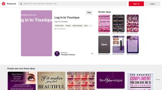 Log in to Younique | Younique products in 2018 | Pinterest | Younique ...
