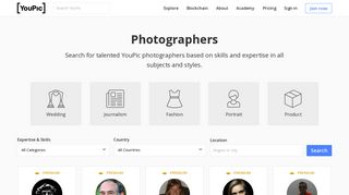 Photographers - YouPic - Inspiration For Photography
