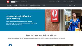 Choose a Post Office for deliveries - Australia Post