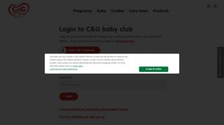 Login to C&G baby club