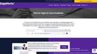 EdgeWorks™ Care Academy • How to Log In - EdgeWorks™ Limited ...