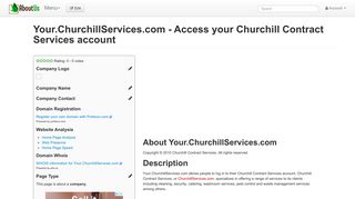 Your.ChurchillServices.com - Access your Churchill Contract Services ...