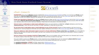 eTrack - Unified Court System