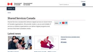 Shared Services Canada - Canada.ca - Government of Canada