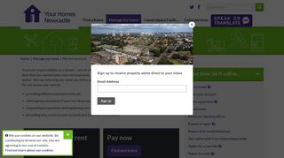 My rent account - Your Homes Newcastle