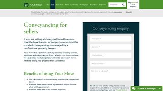 Conveyancing For Sellers - Your Move