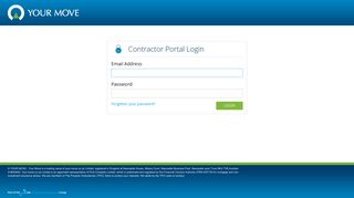 Contractor Portal Login - Your Move