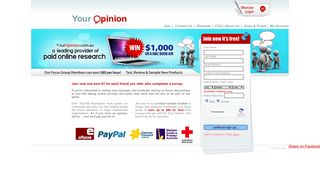 YourOpinion.com.au is a leading provider of paid online research