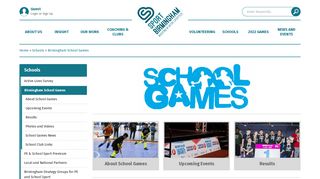 Sport Birmingham - Birmingham School Games