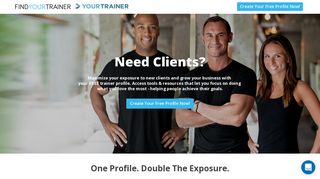 Be a personal trainer with Find Your Trainer