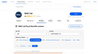 Working at WGC Ltd: Employee Reviews about Pay & Benefits ...