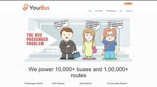 YourBus - Track your bus, Receive realtime SMS alerts, Send SMS to ...