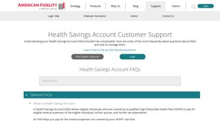 HSA Support | American Fidelity