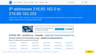 216.65.162 - yourlink.ca - Canada - Xplornet Communications Inc ...