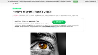 Remove YouPorn Tracking Cookie - SensorsTechForum.com