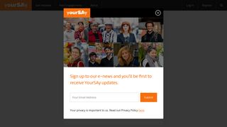 Sign In To Your Account – YourSAy