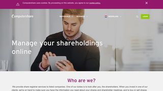 Manage your shareholdings online - Computershare
