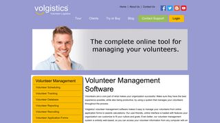 Volunteer Management Software | Volgistics