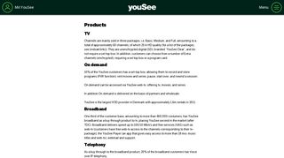 Products - YouSee