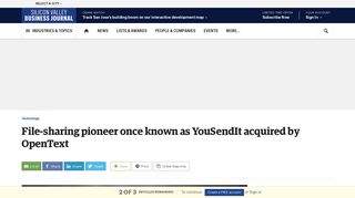 HighTail, the file-sharing pioneer once known as YouSendIt, is ...