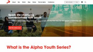 Youth — Got Questions - Try Alpha - AlphaUSA.org