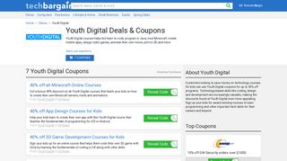 Youth Digital Coupons, Deals, Promo Codes - TechBargains