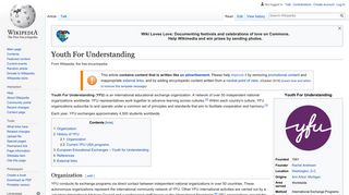 Youth For Understanding - Wikipedia