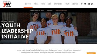 Youth Leadership Initiative | YW Boston