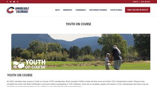 Junior Golf Alliance of Colorado - Youth on Course