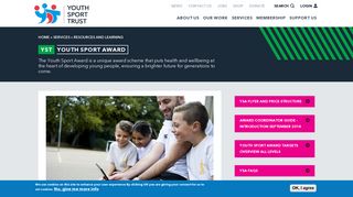Youth Sport Award | Youth Sport Trust