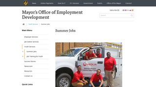 Summer Jobs | Mayor's Office of Employment Development