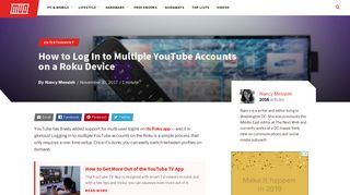 How to Log In to Multiple YouTube Accounts on a Roku Device