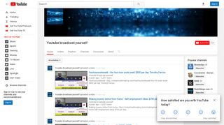 Youtube broadcast yourself - YouTube