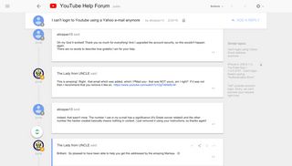 I can't login to Youtube using a Yahoo e-mail anymore - Google ...