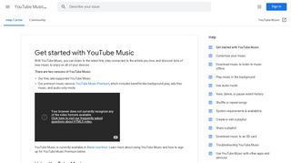 Get started with YouTube Music - YouTube Music Help